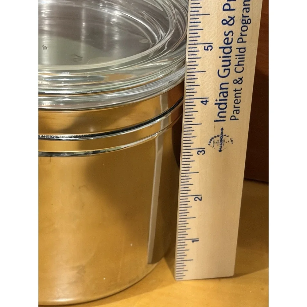 Stainless Steel Food Storage Containers (2) Durable Kitchen Accessories